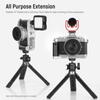 NEEWER Camera Grip for Nikon Z fc, Aluminum Alloy L Shaped Handgrip with Retro Leather Handle, 1/4 Thread, Cold Shoe, and Arca Dovetail, Compatible with Nikon Z fc Mirrorless Camera (VS108) view 3