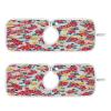 Kitchen Faucet Absorbent Mat,Rose Floral Flower Water Splash Guard for Sink, Faucet Drip Catcher Thicken Sponge Microfiber Faucet Water Catcher Mat Sink Absorbent Mat for Kitchen 30x5in 2Pack view 1