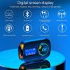 Bluetooth 5.0 Receiver for Car, Noise Cancelling AUX Adapter with TX & RX Modes Digital Display Screen, Dual Connect Adapter for Car Aux, Home Stereo view 2