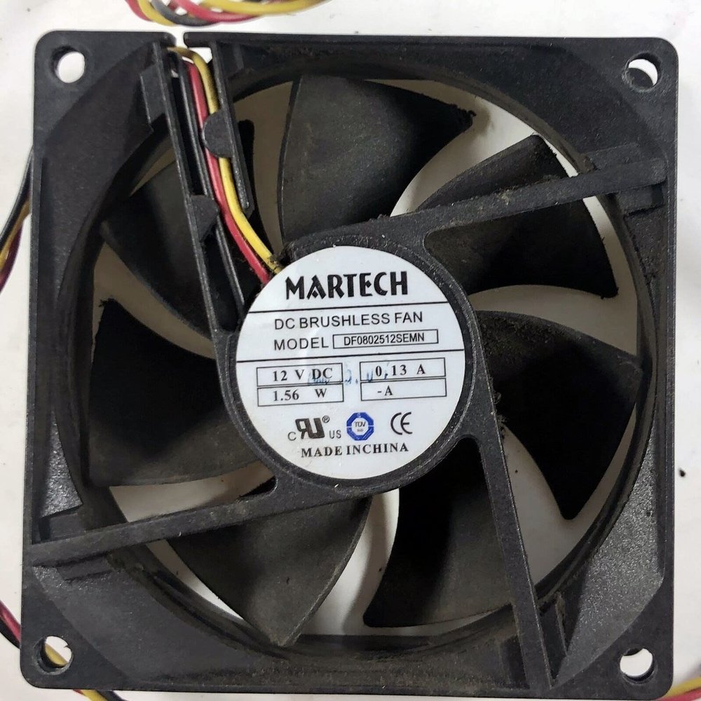 for DF0802512SEMN Fan 12V 0.13A 808025mm 3-Wire Cooling Fan