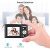 Andoer Portable Digital Camera 48MP 1080P 2.4-inch IPS Screen 16X Zoom Auto Focus Self-Timer 128GB Extended Memory Face Detection Anti-Shaking with 2pcs Batteries Hand Strap Carry Pouch view 4