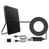 tv Antenna for Smart tv/VHF UHF Indoor Flat Digital HDTV Antenna for Smart TV HD 4K 1080p Free Channel with Signal Booster 13 Feet Cable TV Amplifier Antenna for Remote Area view 1
