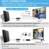 tv Antenna for Smart tv/VHF UHF Indoor Flat Digital HDTV Antenna for Smart TV HD 4K 1080p Free Channel with Signal Booster 13 Feet Cable TV Amplifier Antenna for Remote Area view 2