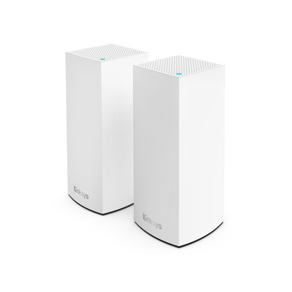 Linksys Atlas WiFi 6 Router Home WiFi Mesh System, Dual-Band, 4,000 Sq. ft Coverage, 50+ Devices, Speeds up to (AX3000) 3.0Gbps - MX2000 2-Pack