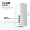 Linksys Atlas WiFi 6 Router Home WiFi Mesh System, Dual-Band, 4,000 Sq. ft Coverage, 50+ Devices, Speeds up to (AX3000) 3.0Gbps - MX2000 2-Pack view 4