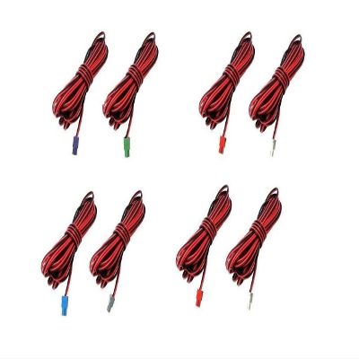 8X Pieces Speaker Sound Red Black Wires Cords Cables Compatible with Samsung Home Cinema System
