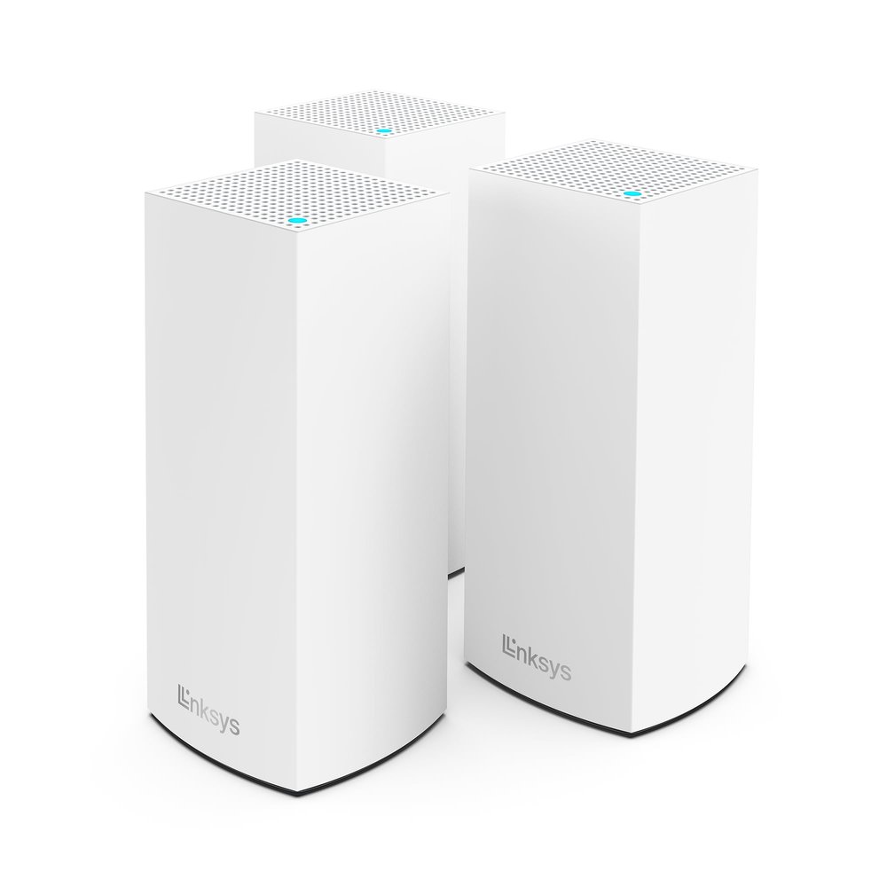 Linksys Atlas WiFi 6 Router Home WiFi Mesh System, Dual-Band, 6,000 Sq. ft Coverage, 802.11ax, 75+ Devices, Speeds up to (AX3000) 3.0Gbps - MX20MS3, 3-Pack