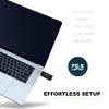 WiFi Nation WiFi 6 AX1800 2T2R, USB 3.0 Chipset: RTL8832AU, WiFi Dongle Adapter | 802.11ax Gigabit Wireless Network Card Adapter | 5GHz/2.4GHz | WPA3 Network Security | Windows 7/10/11 view 4