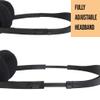 Soundnetic SN06 Bulk Headphones 500 Pack  Disposable Stereo Limited Use Headphones, Black  Affordable for Schools, Testing, Libraries view 4