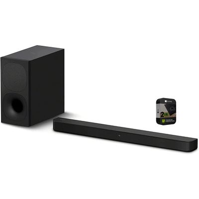 Sony HT-S400 2.1ch Soundbar w Wireless Subwoofer and 2 Year Extended Warranty