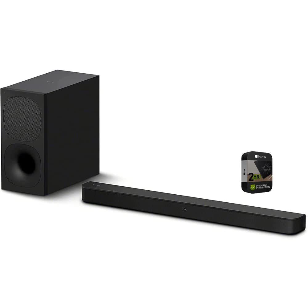 Sony HT-S400 2.1ch Soundbar w Wireless Subwoofer and 2 Year Extended Warranty