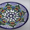 16" ROUND TALAVERA SINK ceramic bathroom vessel sink, mexican handmade folk art view 4