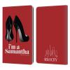 Head Case Designs Officially Licensed Sex and The City: Television Series I'm A Samantha Characters Leather Wallet Case Compatible with Kindle Paperwhite 1/2 / 3 view 1