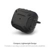  Gear4 Apollo Snap Case for AirPods Pro - Wireless Charging Compatible - Carabiner Key Ring Included - Black view 3