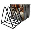 Record-Happy CD Storage Rack Organizer Stand - Compact Disc Holder Display Shelf for CDs, DVDs and Video Games, Holds 18 Jewel Cases - Practical and Functional Wire Metal CD Case Holder (Black, 1) view 1