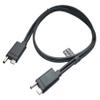 iBuyMax USB Dock Cable for HP ZBook Elitebook 840 G3, X260 1030 G2, Elite X2 1012 G1 Thunderbolt3 Docking Station Compatible 914039-001, Single Custom end (AC+USB Type-C to USB Type-C), 3FT, Black view 1