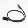 iBuyMax USB Dock Cable for HP ZBook Elitebook 840 G3, X260 1030 G2, Elite X2 1012 G1 Thunderbolt3 Docking Station Compatible 914039-001, Single Custom end (AC+USB Type-C to USB Type-C), 3FT, Black view 3