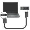 iBuyMax USB Dock Cable for HP ZBook Elitebook 840 G3, X260 1030 G2, Elite X2 1012 G1 Thunderbolt3 Docking Station Compatible 914039-001, Single Custom end (AC+USB Type-C to USB Type-C), 3FT, Black view 4