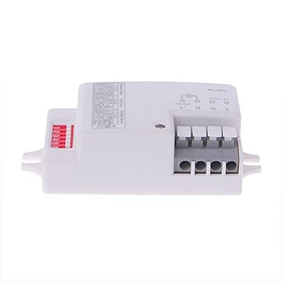 AC 220V-240V/50Hz Microwave Radar Sensor Body Motion Detector For LED Light Dec12 157