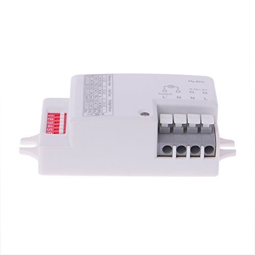 AC 220V-240V/50Hz Microwave Radar Sensor Body Motion Detector For LED Light Dec12 157