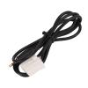 Aramox Car Aux Audio Cable, 1m Long AUX Audio Input Adapter 3.5mm Clear Sound Black Replacement for 2 3 5 6 MX5 RX8 Music Player view 1