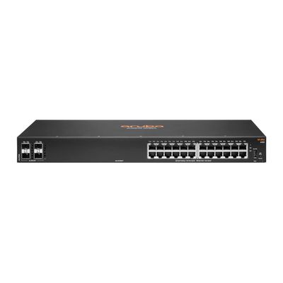 Aruba 6100 24G 4SFP+ Switch - JL678A Internal UPC no Localization/Cord (Renewed)