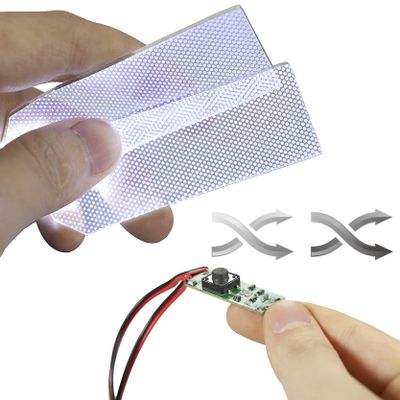 [ 3 Model ] Flexible Helmet Decorations led Light Cosplay DIY kit RGB Superhero for Men Gifts