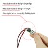 [ 3 Model ] Flexible Helmet Decorations led Light Cosplay DIY kit RGB Superhero for Men Gifts view 3