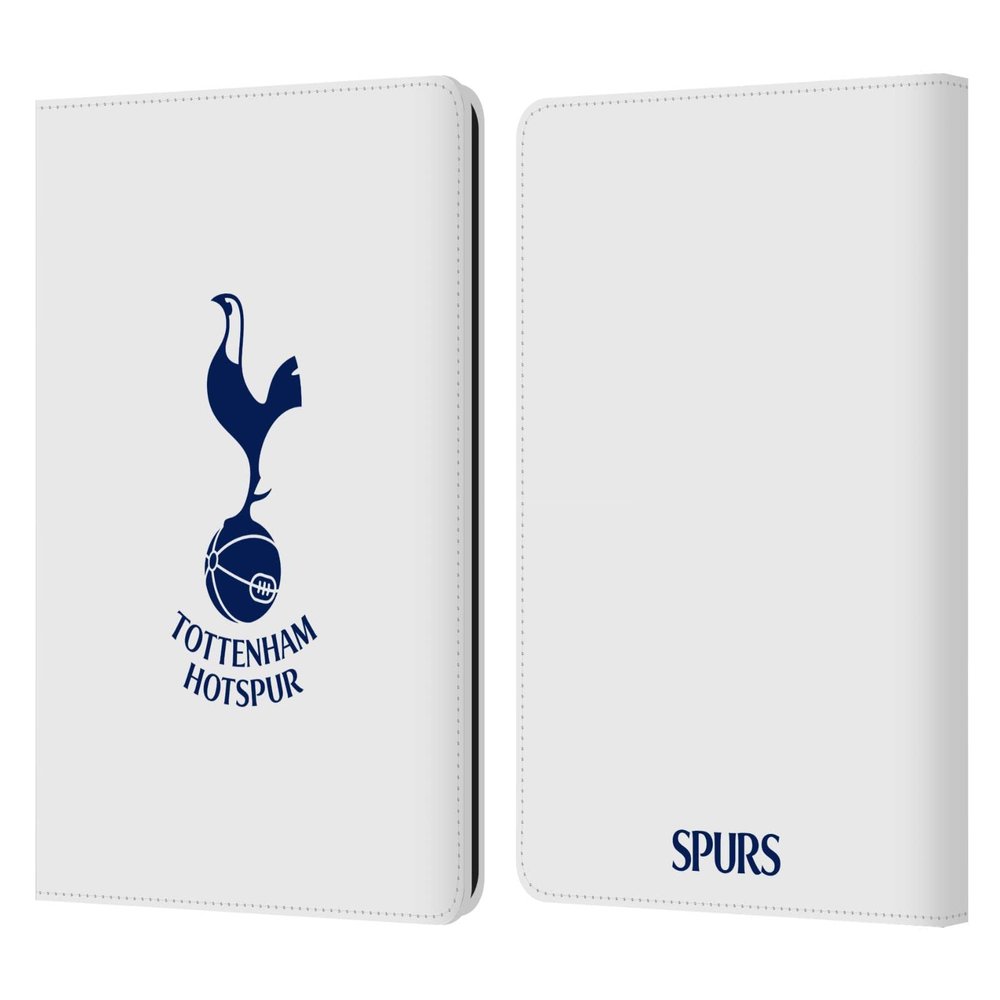 Head Case Designs Officially Licensed Tottenham Hotspur F.C. Blue Cockerel Badge Leather Wallet Case Compatible with Kindle Paperwhite 1/2 / 3