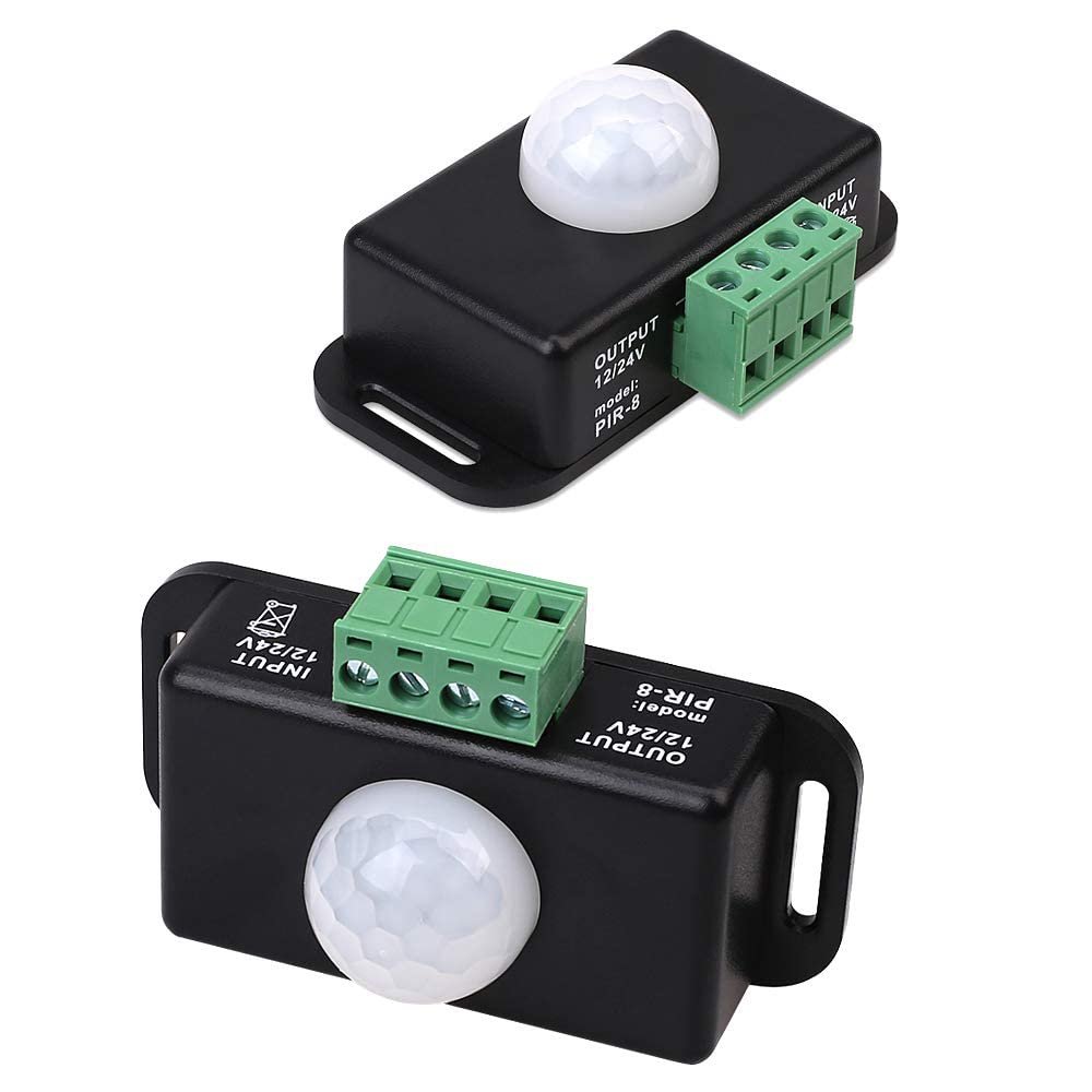 DC 12V-24V 8A Infrared PIR Motion Sensor Switch 120 Degrees Automatic For LED Light 5 8 M Infrared Motion Sensor Detector