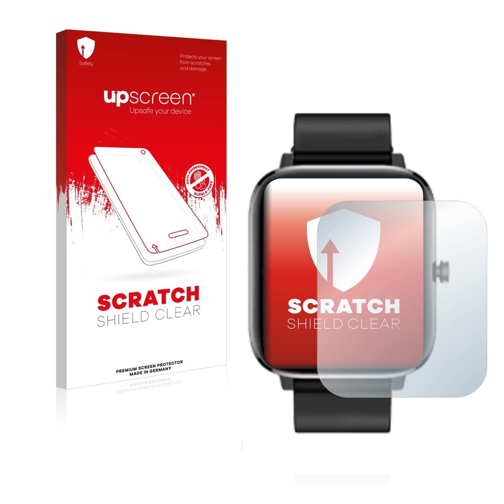 upscreen Scratch Shield Screen Protector compatible with XWatch Pro Elite V3 - HD-Clear, Anti-Fingerprint