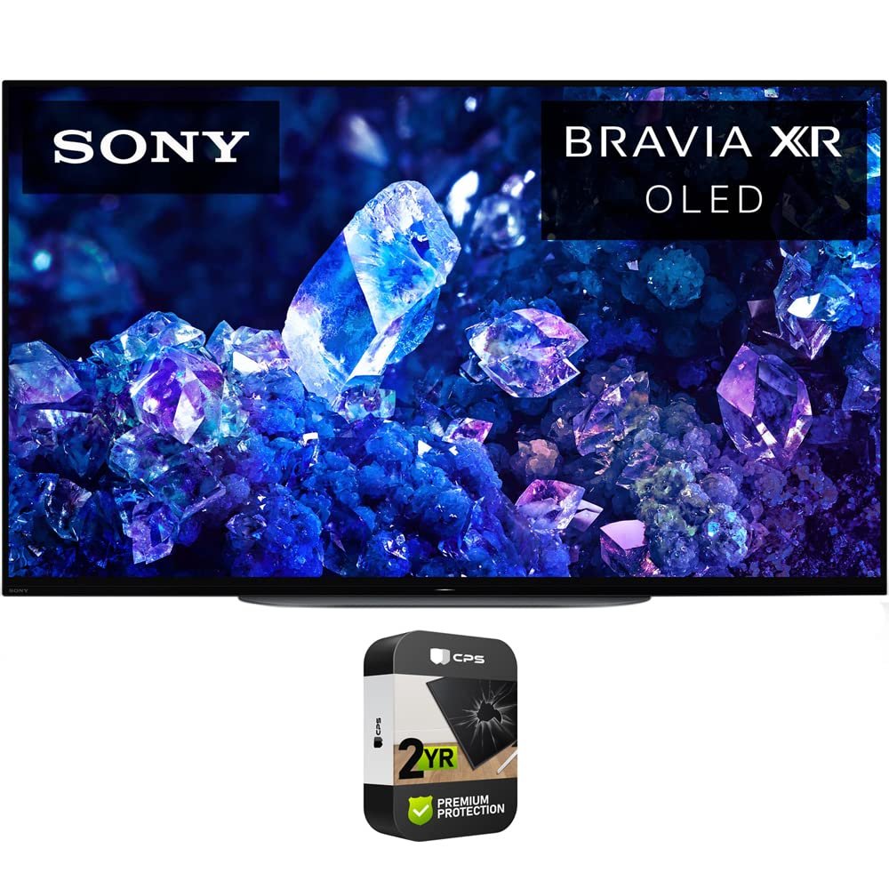 Sony XR48A90K Bravia XR A90K 48 inch 4K HDR OLED Smart TV Bundle with Premium 2 YR CPS Enhanced Protection Pack