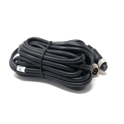 AccuGPS Vehicle Dash Cam 6pin Video Extension Cord, 10ft - with Aeronautic Adapter for Backup Camera and AI Video Systems - Car Accessories - Compatible with RVs, Cars, Trucks, and Wireless Dash Cams