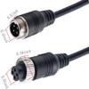 AccuGPS Vehicle Dash Cam 6pin Video Extension Cord, 10ft - with Aeronautic Adapter for Backup Camera and AI Video Systems - Car Accessories - Compatible with RVs, Cars, Trucks, and Wireless Dash Cams view 2
