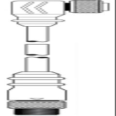 Mini-Sync Double End F 90 M Straight 6 Pole 15Ft Pvc