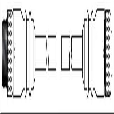 Mini-Sync Double End F Straight M Straight 2 Pole 100Ft PVC