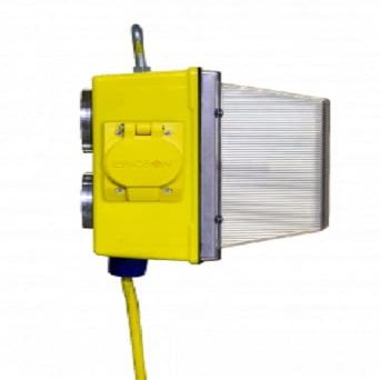 Reel Flex Rig Light Industrial Grade Retractable 50 Ft Of 16/3 Sow Cable W/Tri-