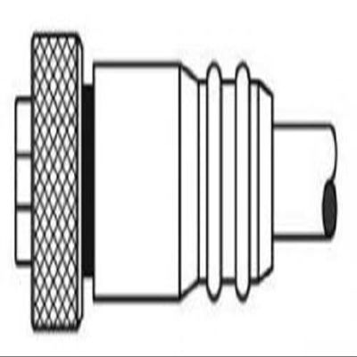 Mini-Sync Single End Female Straight 6 Pole B-Size 15Ft Pvc