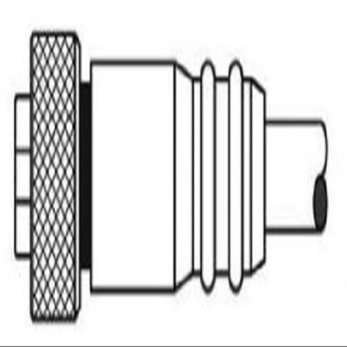 Mini-Sync Single End Female Straight 6 Pole B-Size 15Ft Pvc