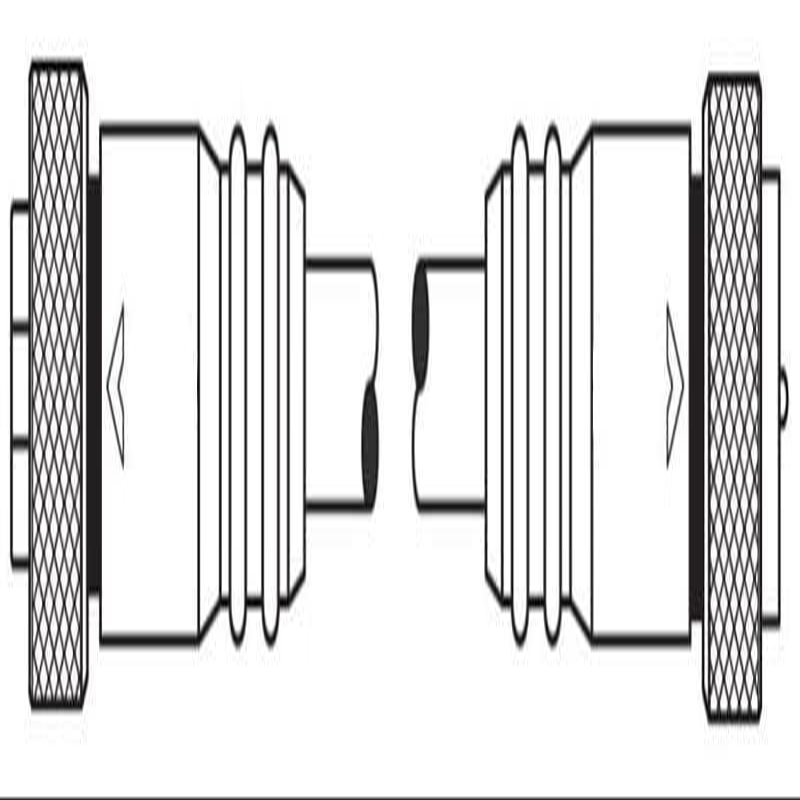 Mini-Sync Double End M 90 F Straight 6 Pole 6Ft Pvc