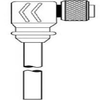 Mini-Sync Single End Female 90 6 Pole B-Size 20Ft Pvc