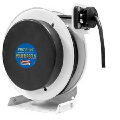 Reel Industrial Grade Retractable 30 Ft Of 12/3 Sow Cable W/Outlet Box (Pwdx) A