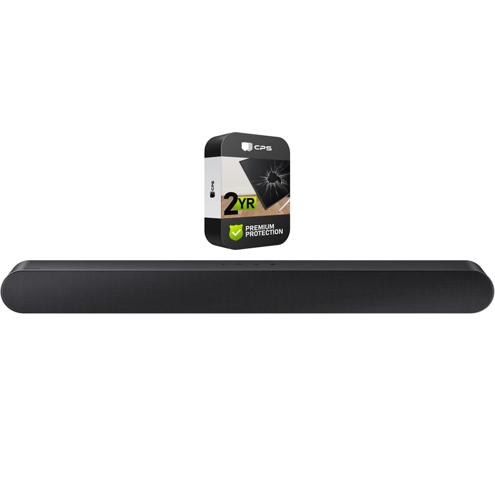 Samsung HW-S50B 3.0 ch All-in-One Soundbar with Dolby 5.1 DTS Virtual:X 2022 Bundle with Premium 2 YR CPS Enhanced Protection Pack