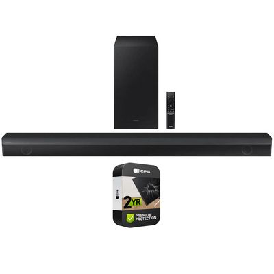 Samsung HW-B650/ZA 3.1 ch Soundbar with Dolby 5.1 DTS Virtual:X 2022 Bundle with Premium 2 YR CPS Enhanced Protection Pack