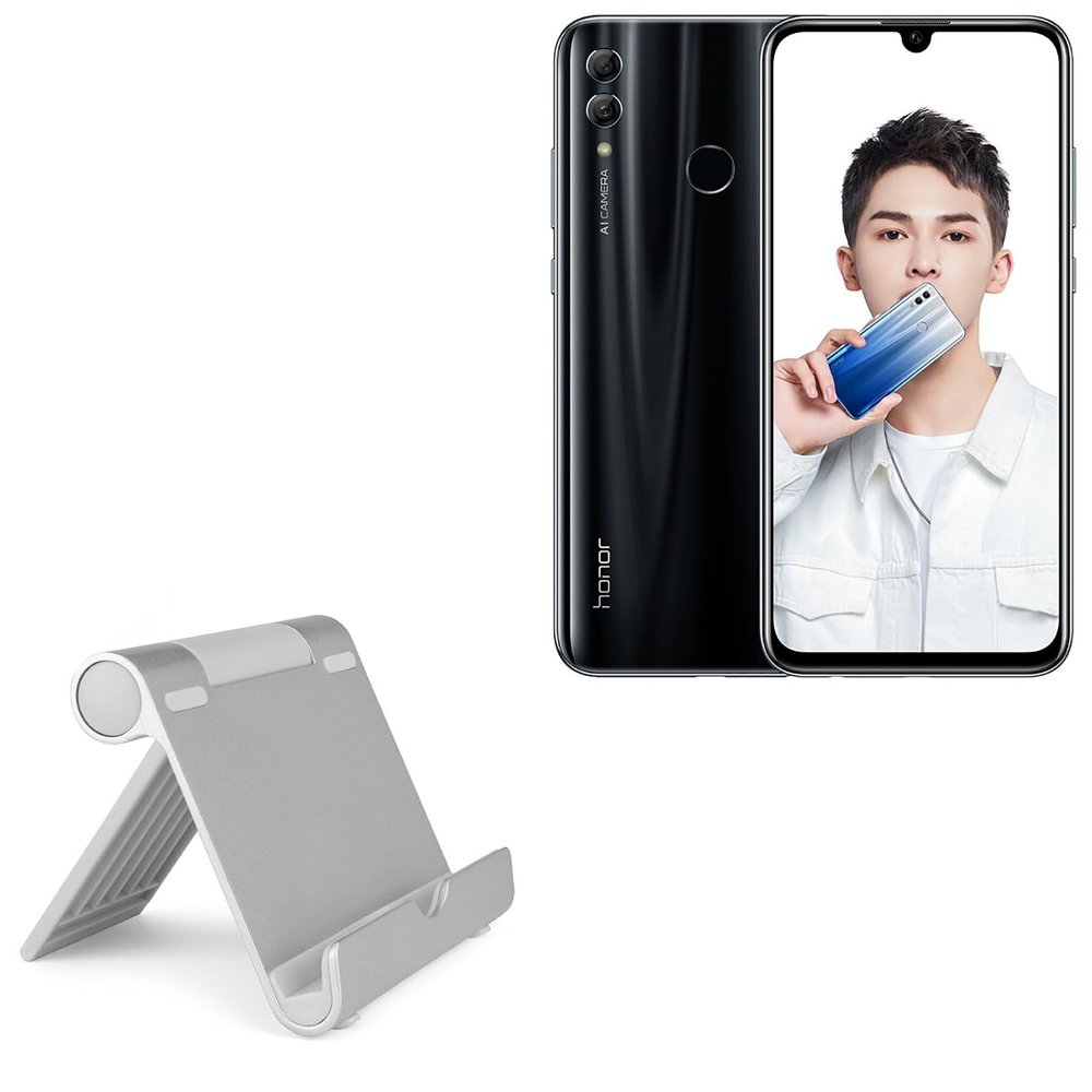 BoxWave Stand and Mount Compatible with Honor 10 Lite - VersaView Aluminum Stand, Portable, Multi Angle Viewing Sturdy