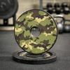 Plate Snacks Camo Stickers Vinyl Weight Decals - for Iron/Weight Plates-10 LB | Stickers Size 8.75" view 1