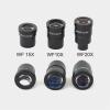 Microscope Kit WF10X WF15X WF20X Stereo Microscope Eyepiece Mounting Size 30mm Metal with Eyeguard Microscope Lens Adapters (Color : 1PC WF15X w Reticle) view 3