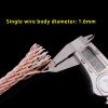 NICHANGHUA 12TC Twist Cable OCC Speaker Cable HiFi Audio Loudspeaker Wire Cord DIY 24 Strands (Color : Other, Length : 1m) view 2