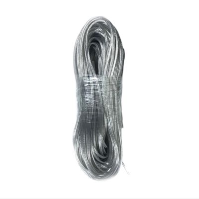NICHANGHUA 22 AWG RVH 2pin Transparent Double Silver Cable Parallel Wire Luminous Word Line LED Light Line for Advertising Light/Speaker (Length : 10m, Specification : 22 AWG Double Silver)