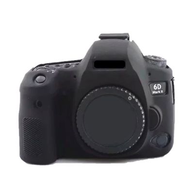 Camera Soft Silicone Case Bag Black Rubber Armor Skin Body Cover Protector for Canon EOS 6D Mark II digital camera
